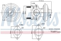 Nissens 98444 Agr-Ventil FüR Mondeo 3 Transit 2.0D 2.2D 2.4D 01.00-03.07 Ford
