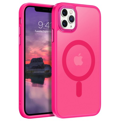 For iPhone 11 Pro Max Shockproof Case MagSafe Magnetic 6.5'' Matte Phone Cover