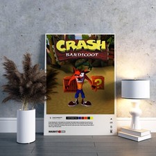 Crash Bandicoot - 1996 Classic 1 Poster A1/A2...
