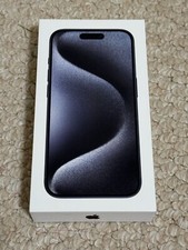 Apple iPhone 15 Pro Blue Titanium 128GB - Empty Box with USB-C Cable 