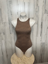 Brown cheetah bodysuit