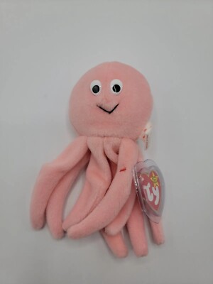 Ty Inky The Octopus Beanie Baby 8421040285 UK