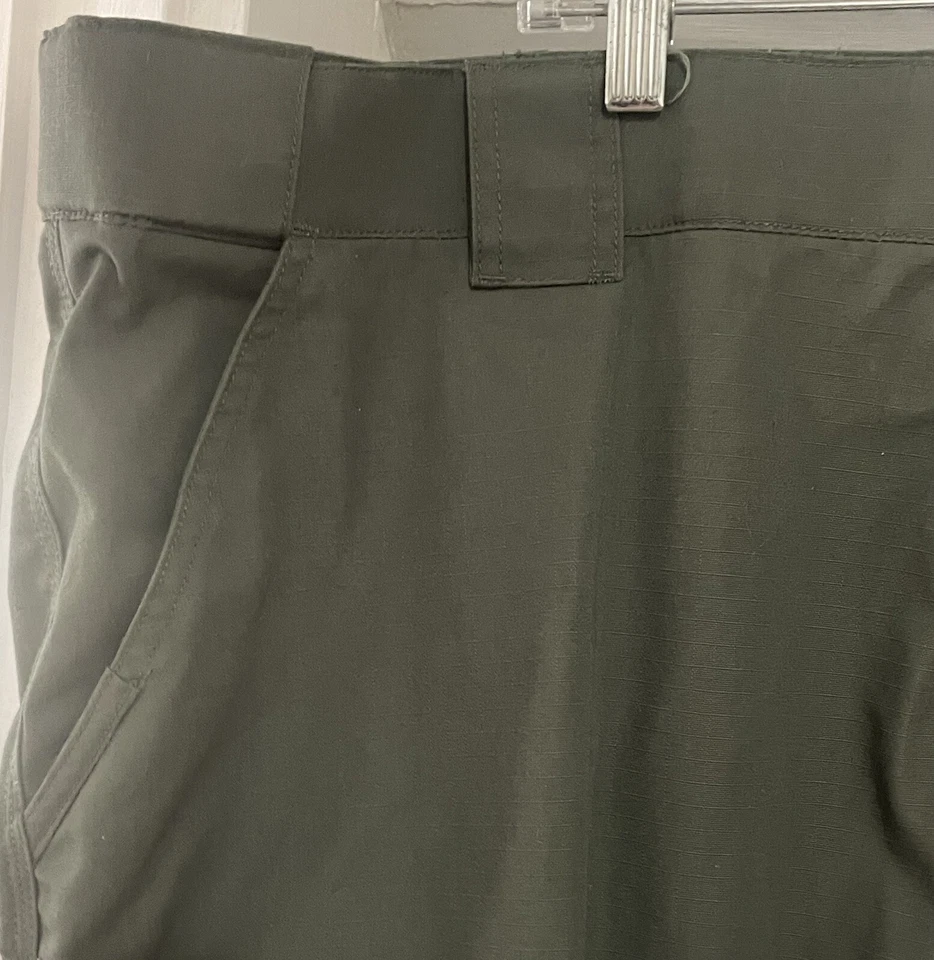 Pantalones de carga tácticos de lona pesada Olive Drab 46X35 511 para hombre 5.11 nuevos sin etiquetas Foto 2 de 4
