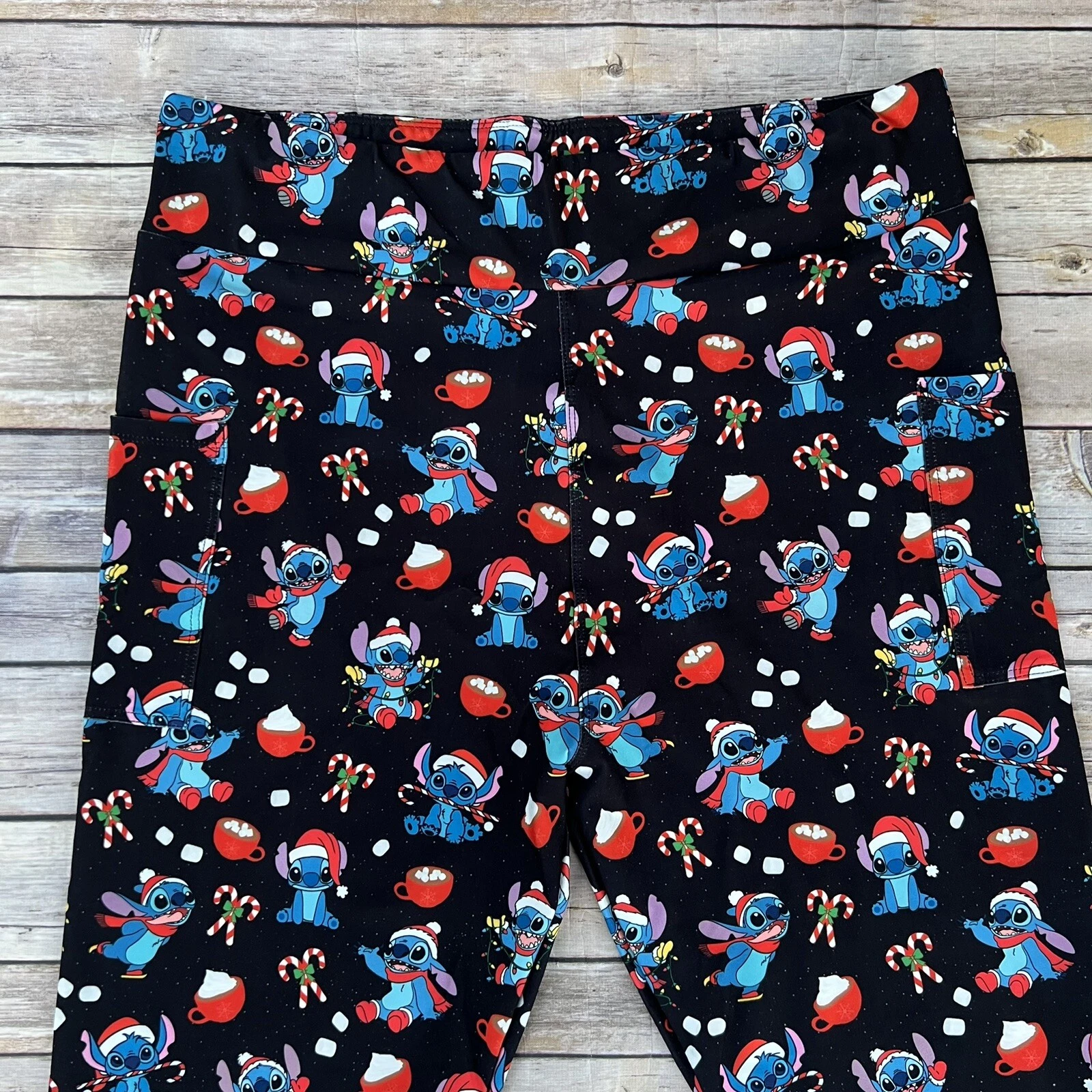 Stitch Christmas Candy Cane Holiday Women's Plus