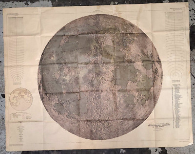 USGS Physiographic Divisions of the Moon Map Hackman Mason 1961
