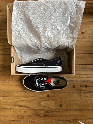 Van's Authentic Shoe Black 1.5 Boy and Girl