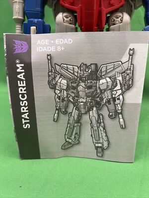 Transformers Combiner Wars Starscream complete Hasbro G1