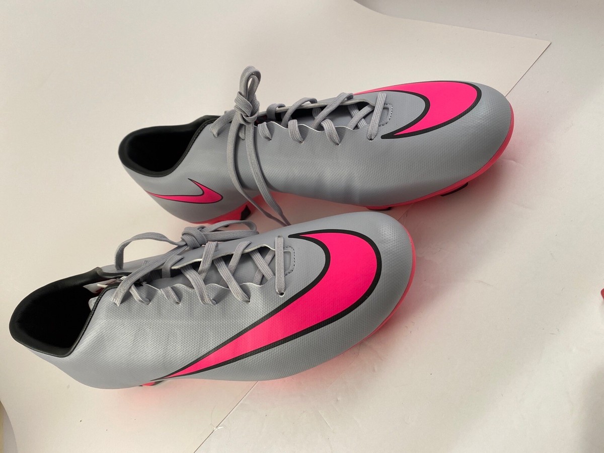 Nike Mens Mercurial Soccer Shoes Victory V FG Pink Low Top