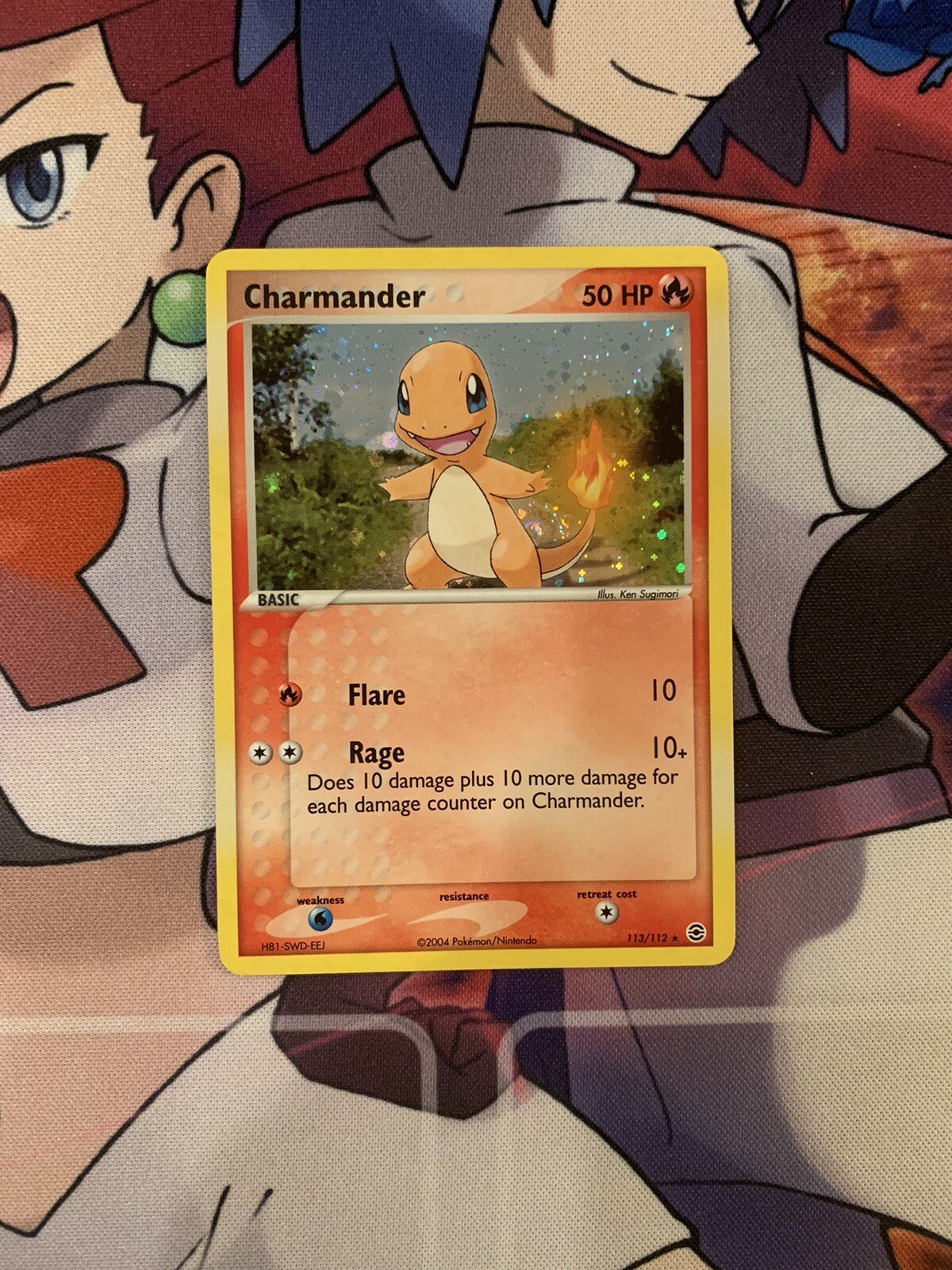 Charmander 113/112 EX FireRed & LeafGreen Secret Rare Holo Pokémon TCG - NM/MT