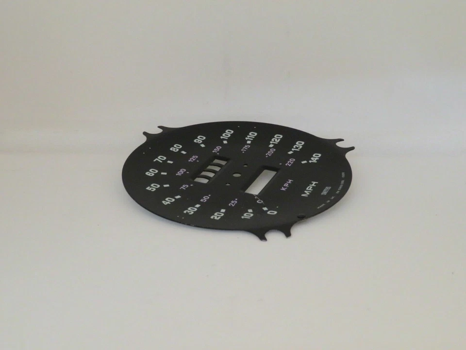 Placa frontal de esfera de velocímetro Smiths para Triumph TR7 02/1975-07/1979 SN5365/00 Foto 3 de 3