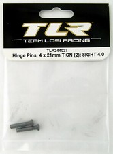 Team Losi Racing TLR244027 Hinge Pins, 4 x 21mm, TiCN Coated 2 pcs : 8IGHT 4.0
