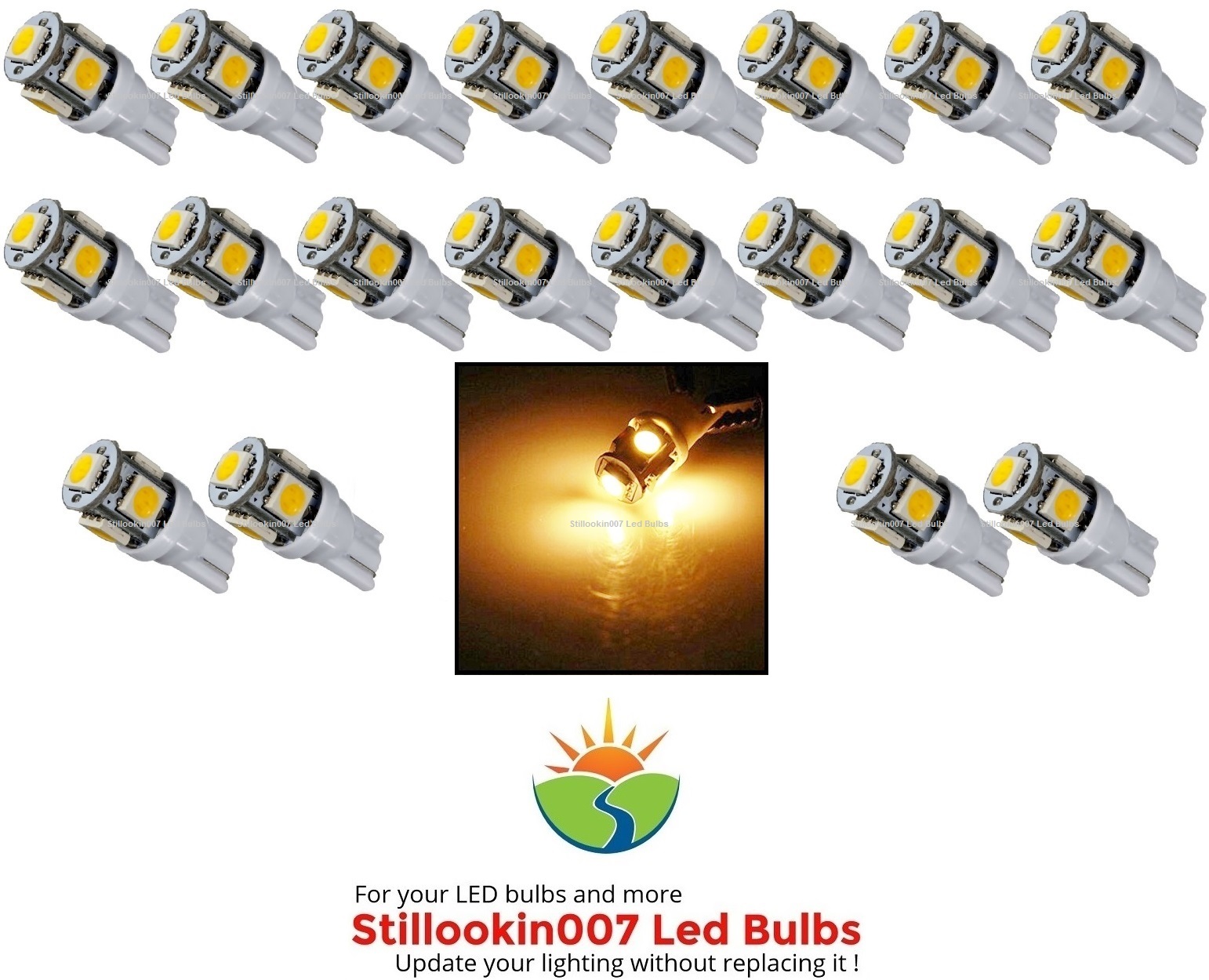 20 T5 Low Voltage Landscape Light LED conversion 5 Warm White led's