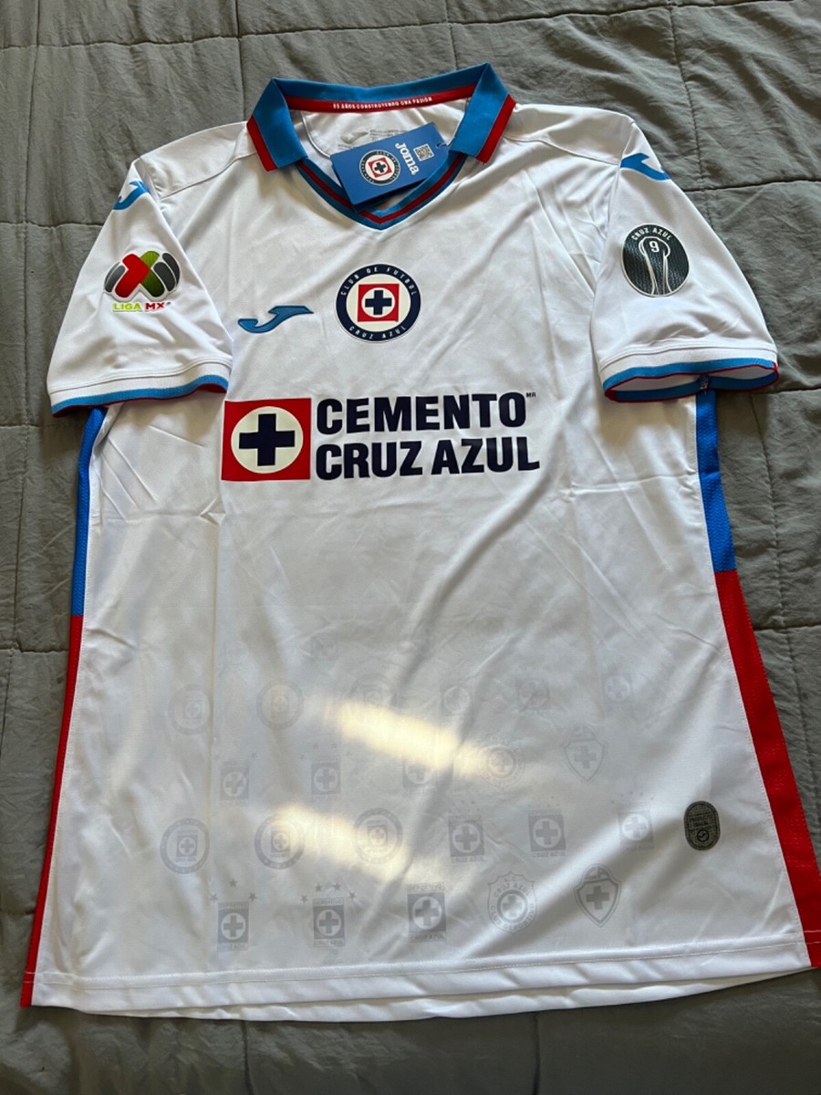 JOMA CRUZ AZUL MEN'S AWAY JERSEY 22-23 VISITA PARCHE LIGA MX & 9
