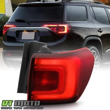 For 2017-2019 GMC Acadia LED Tail Light Red Lamp Outer Passenger Side Right