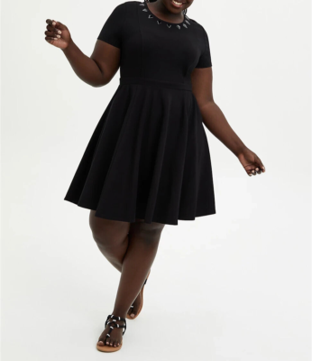 TORRID GOTH TORRID SKATER DRESS - MARVEL BLACK PANTHER SPIKES 16 | eBay