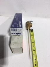 NEW-Wilkins Zurn TP1100A-8c-150c. 8inch Extension 3/4" NPT 150 PSI Relief Valve.