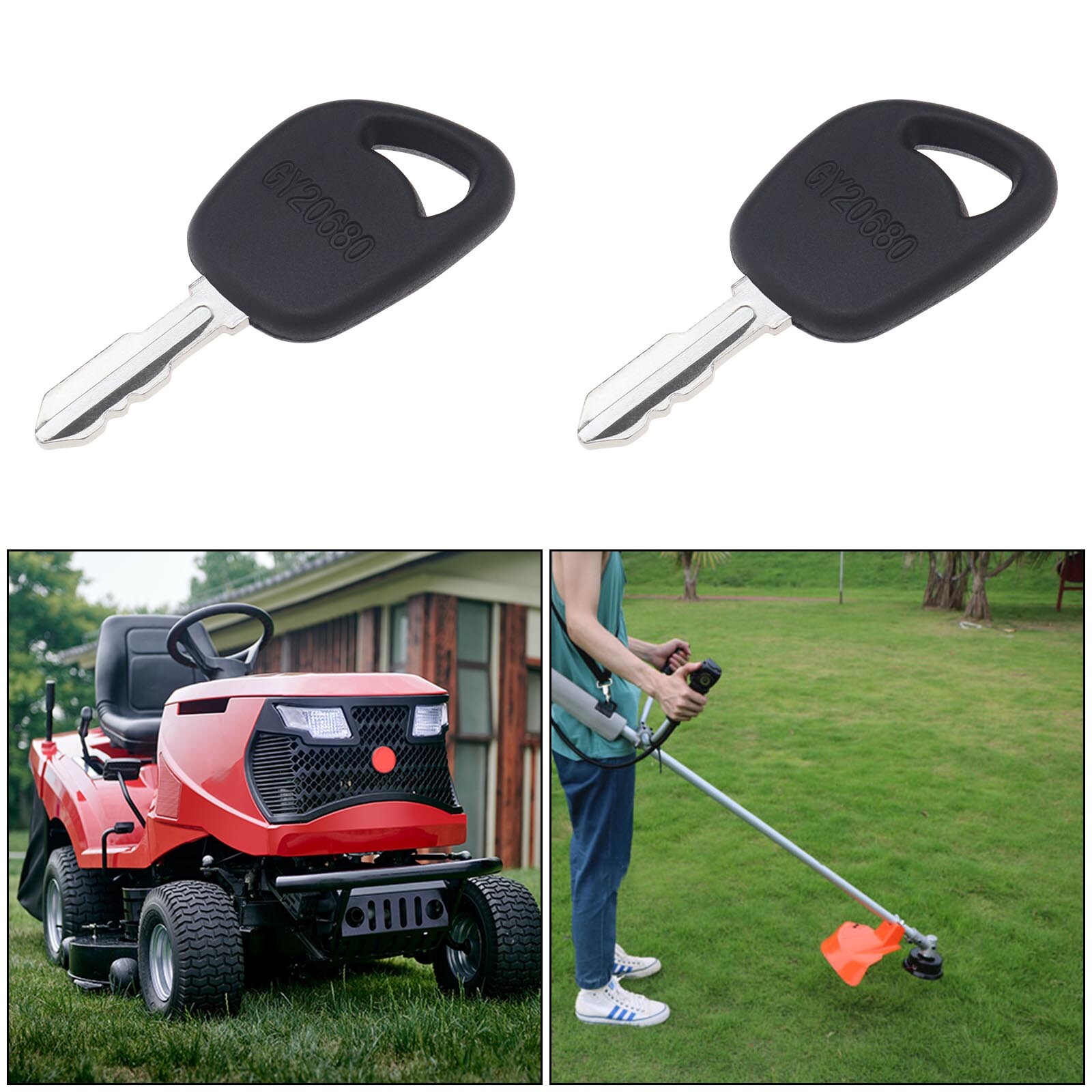 2PCS/5PCS Ignition Starter Keys GY20680 AM131946 for Husqvarna Lawn