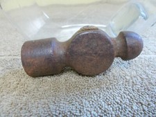 VINTAGE SMALL BALL PEEN HAMMER HEAD CAST IRON NO NAME