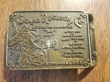 1970s SEARS ROEBUCK AND CO. BELT BUCKLE - Vintage