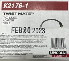 Lincoln Electric K2176-1 Twist Mate to Lug Adapter