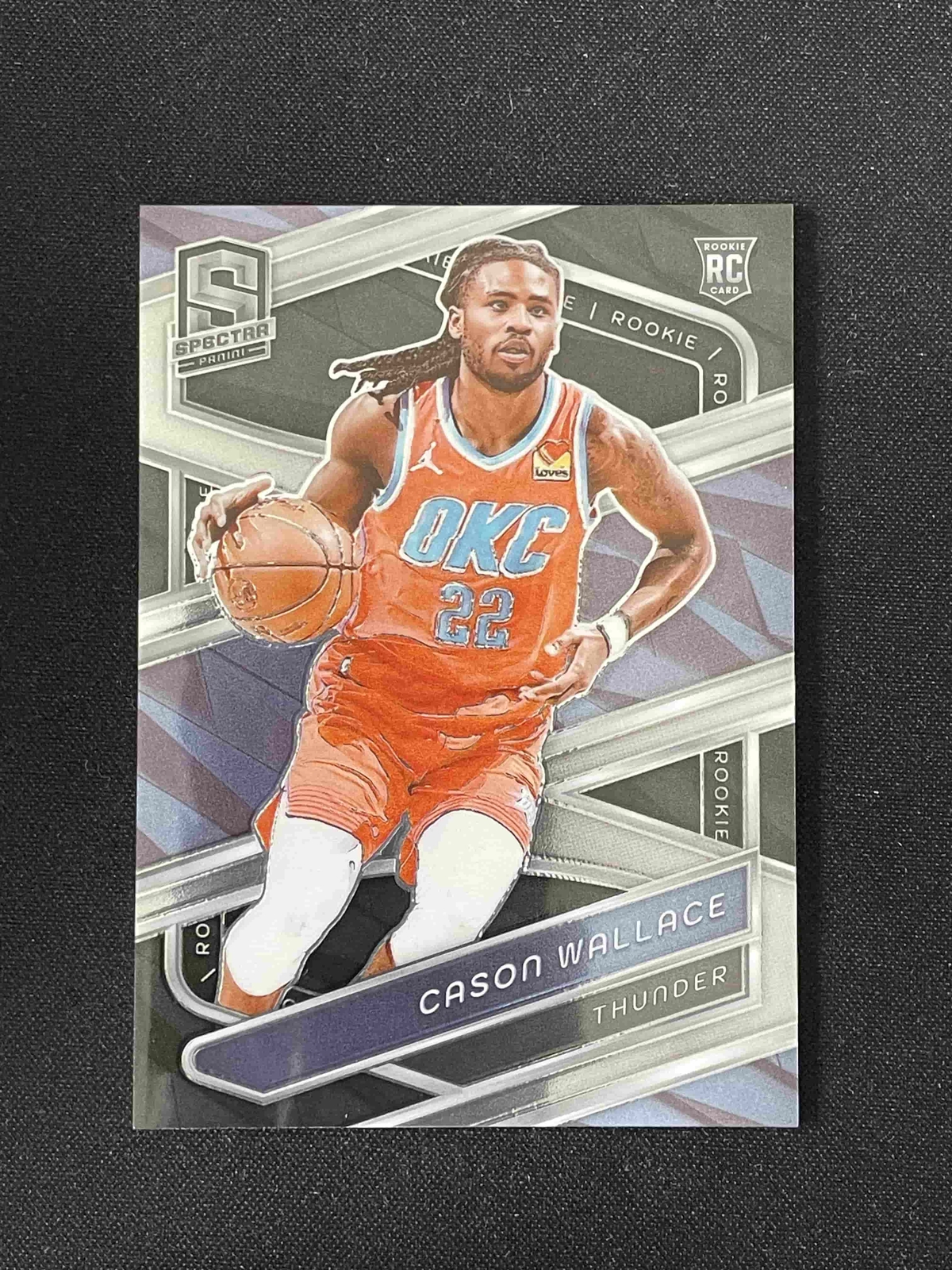 Cason Wallace Thunder 2023-24 Panini Spectra RC Base #164