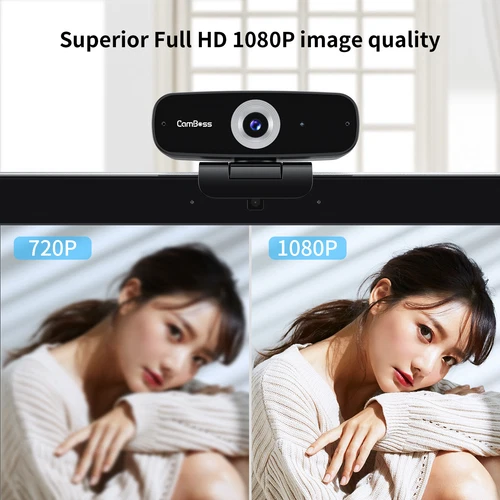 4k/1080p Webcam Streaming with Microphone for Desktop Computer Software USB LOT