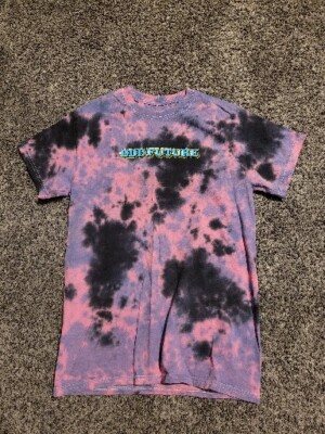 Odd Future x Santa Cruz Pink Tie Dye Shirt Men's Small Donut Logo
