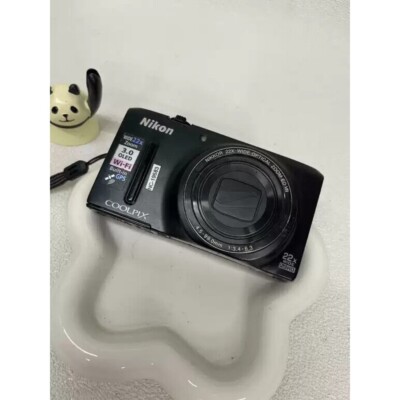 Nikon COOLPIX S9500 18.1 MP Wi-Fi&GPS Compact Digital Camera Black