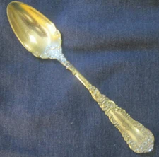 silverplated fruit grapefruit spoon YALE 1894 monogrammed Wm. Rogers & Son