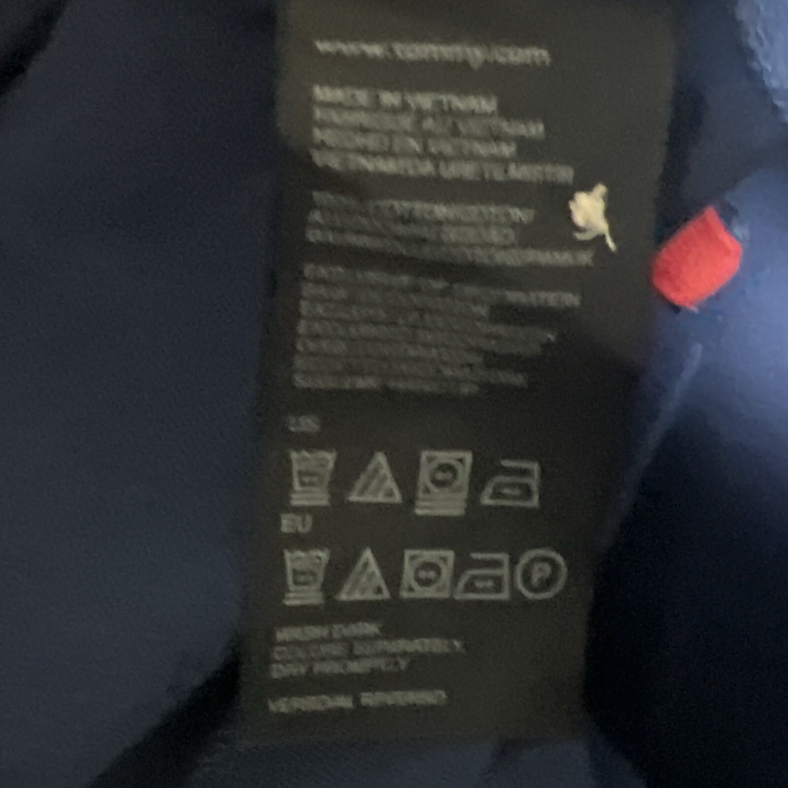 Tommy Hilfiger Vintage Navy Polo with Large "H"Logo Slim Fit Sz XL Short Sleeve thumbnail 10