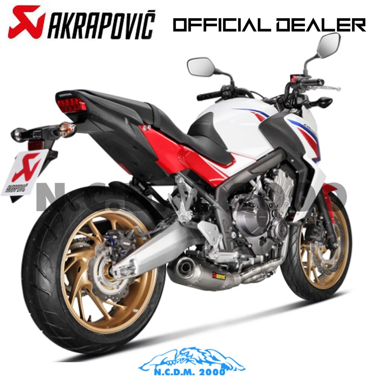 Honda CBR650F 2014 2018 AKRAPOVIC Racing Line Exhaust S H6R11 AFT