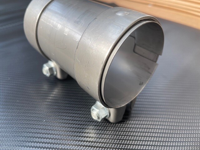 2.5 " 63mm Edelstahl Auspuff Adapter Arm Steck Produktbild-Vorschau 5