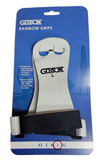 Gibson Rainbow Grips Gymnastics Uneven Bars Sz L Gray NWT