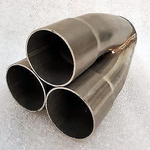 Dual Split Giunto Di Scarico A Y In Acciaio Inox - Riduttore Da - Foto 4