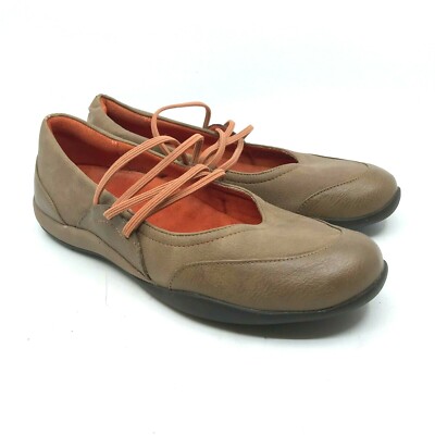 Orthoheel Woman's Slip-On Size Shoe Weil Flats Tan [S5