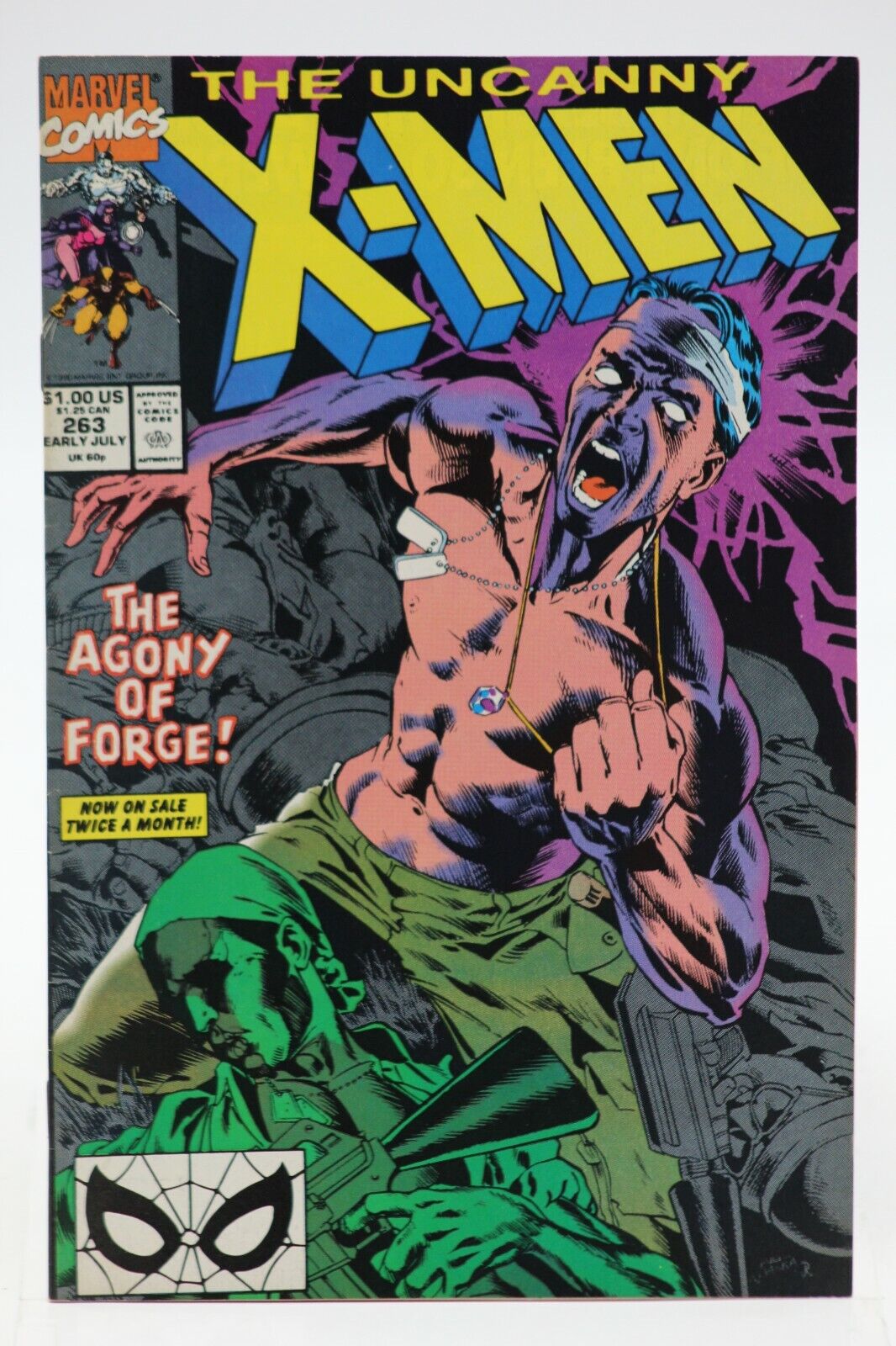 Uncanny X-Men (1963) #263 1st Print Bill Jaaska Cover/Art 1st Bliss Bouncer NM-