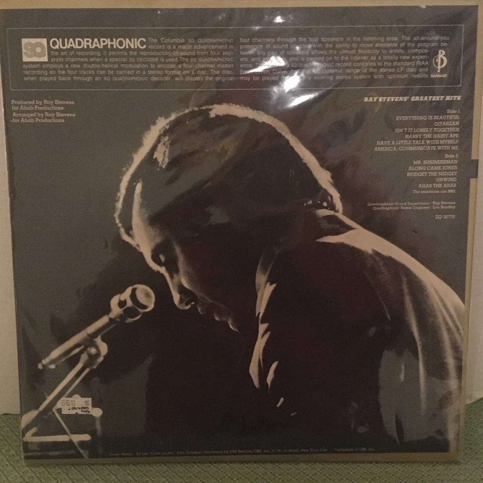 Ray Stevens –LP    Greatest Hits   Quadraphonic - Image 2 of 4