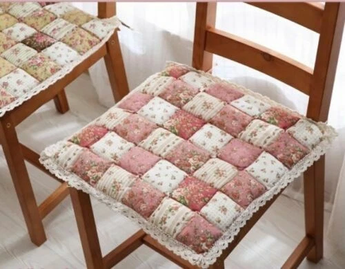 Cojín cojín silla asiento acolchado estampado floral vintage alfombra oficina en casa Foto 4 de 4