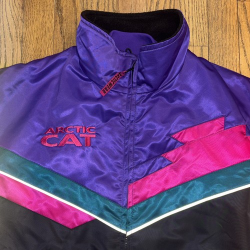 Vintage Arctic Cat Women’s Western 2 in 1 Bomber Windbreaker Jacket Size Small - Picture 6 of 24