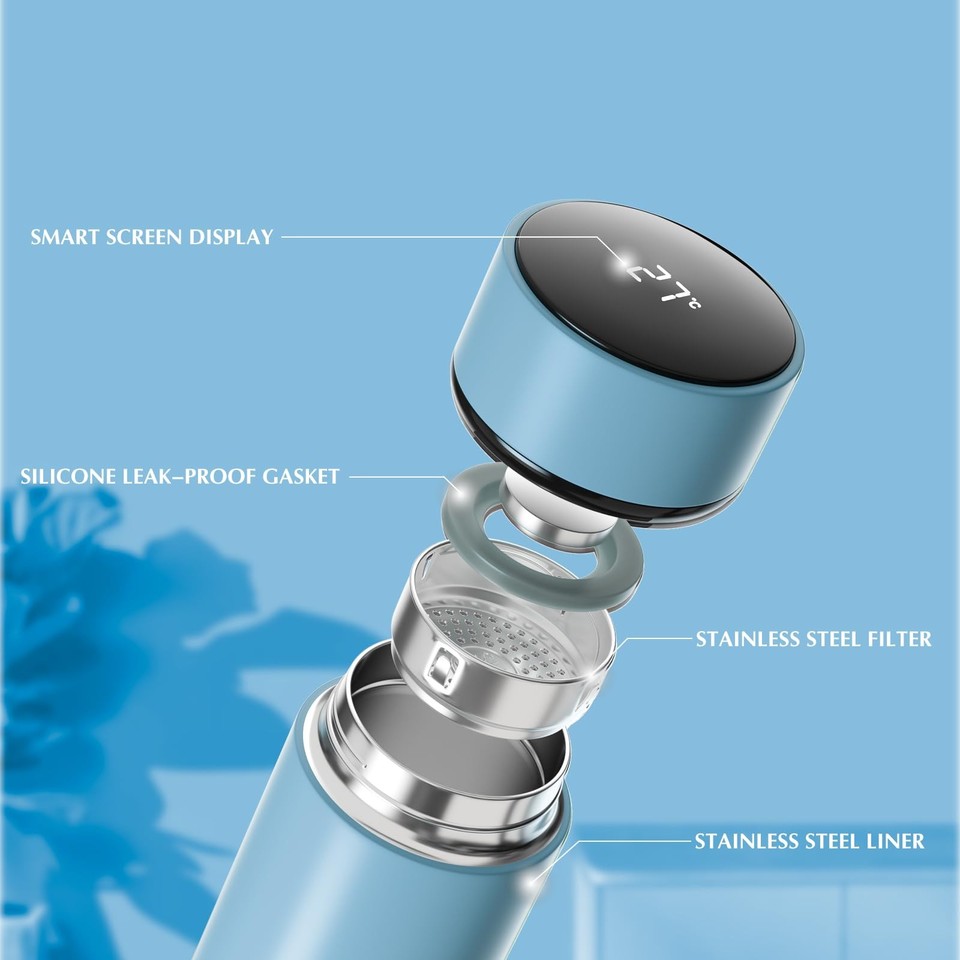 Guzzini - On The Go, ENERGY Bottiglia Termica Da Viaggio L - Acciaio, 8 X H24 Cm | 750 Cc - 11670363