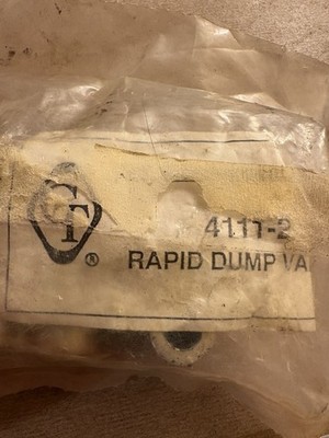 GT Development 4111-2  Rapid Dump Valve NOS [9595E]