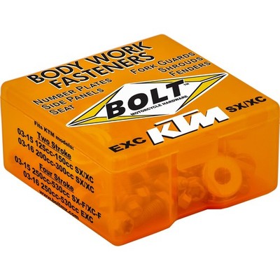 Bolt MC Hardware Full Plastic Fastener Kit for KTM KTM-PFK1
