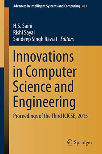 			Innovations in Computer Science and Engineering. Saini, Sayal, Rawat<|		