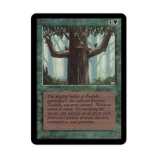 WOTC MtG Alpha Ironroot Treefolk (C) EX
