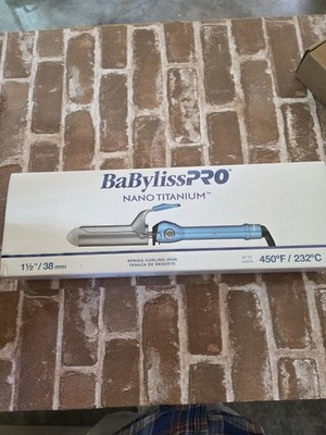 Babyliss Pro Nano Titanium Spring Curling Iron 1.5 Inch