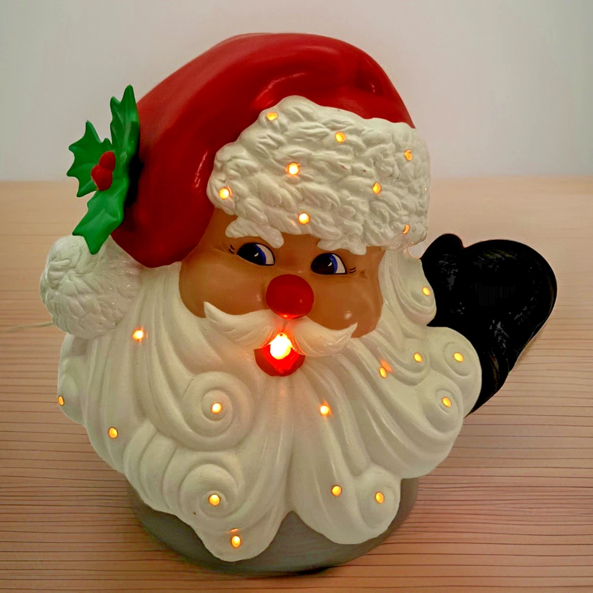 磁器　ヴィンテージ￼ サンタクロース　レア Exc. Fine Quality Japan Musical Santa works $57.50