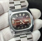 ⭐ Vintage Soviet wrist watch SLAVA Tank quartz resonator 3056 Made in USSR 1970s