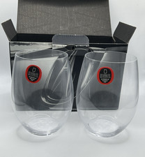 RIEDEL Stemless Wine Glass Tumbler LOT OF 2 A...