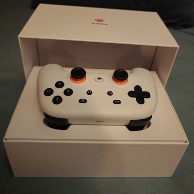 Google Stadia-Controller Weiß Ohne Zubehör Neu
