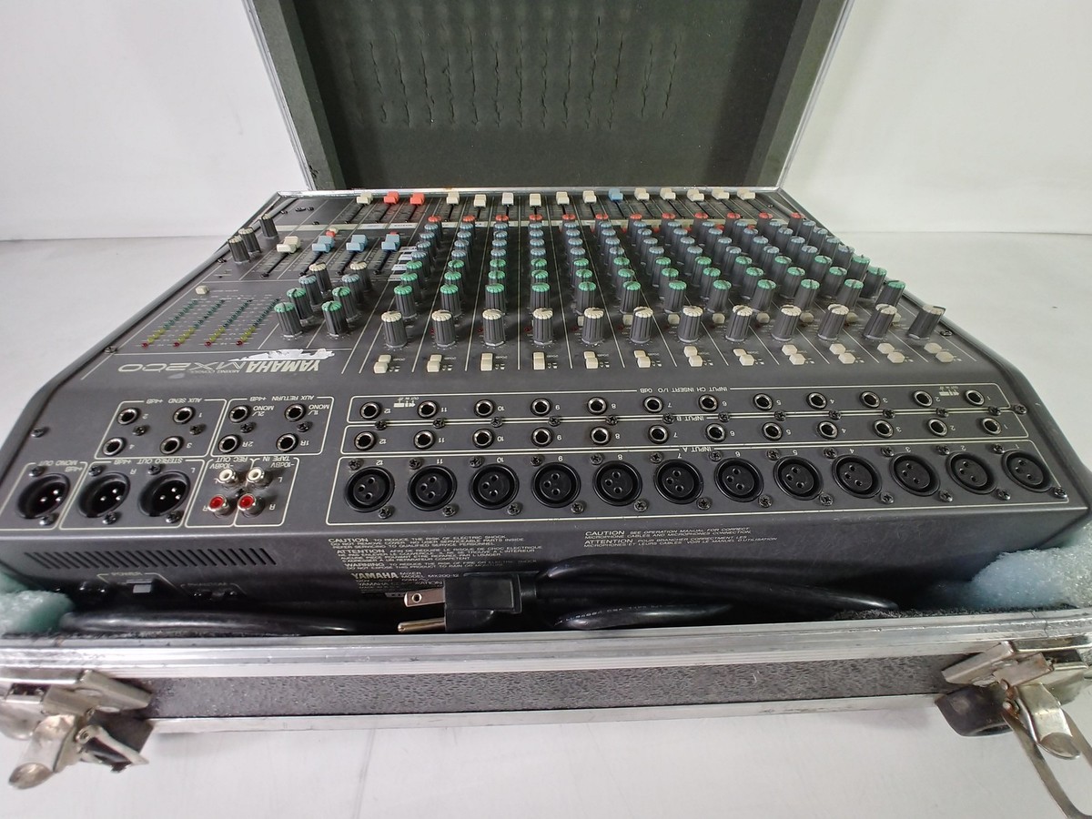 YAMAHA MX200 Mixing Console W/ Hard Case | eBay